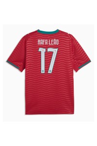 Portugali Rafael Leao #17 Jalkapallovaatteet Kotipaita MM-kisat 2026 Lyhythihainen